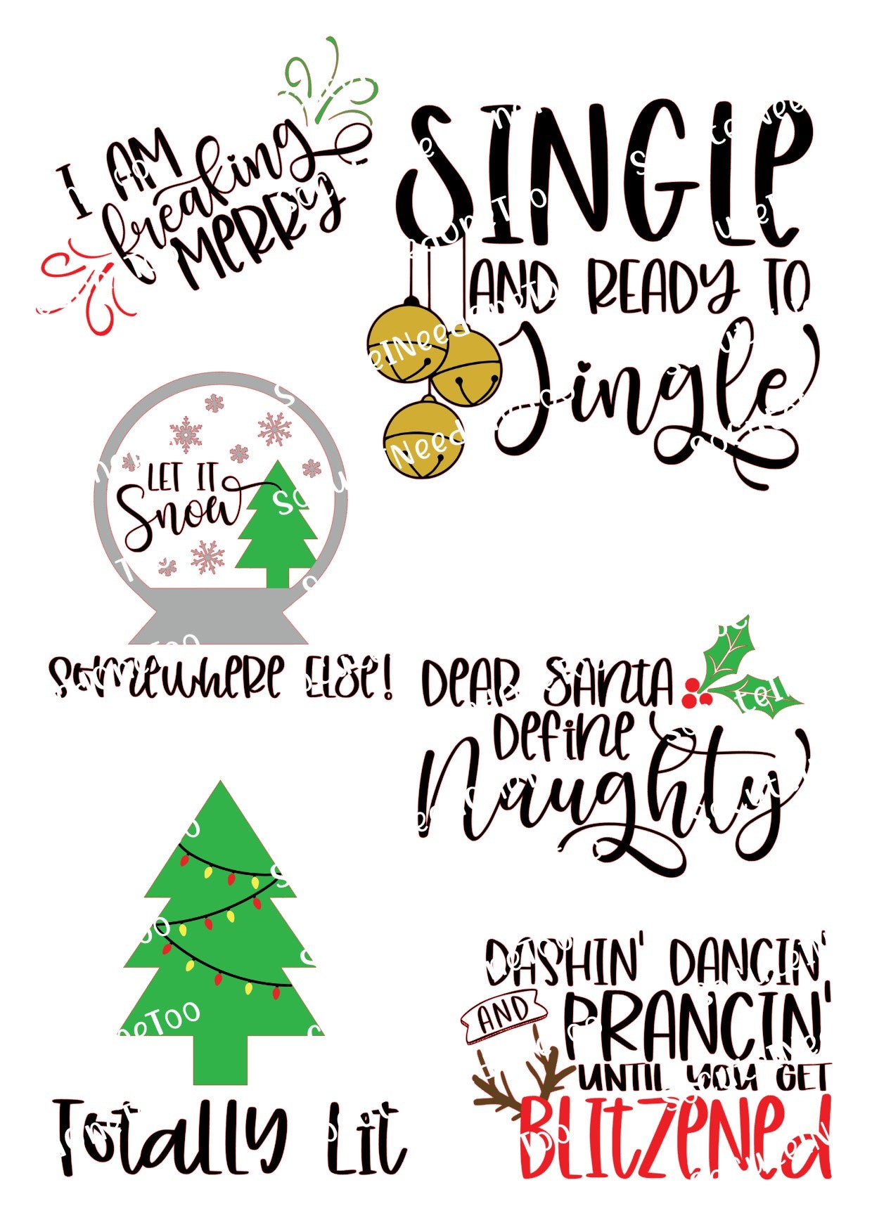 Tipsy & Bright Waterslide Decals - SoCuteINeedOneToo