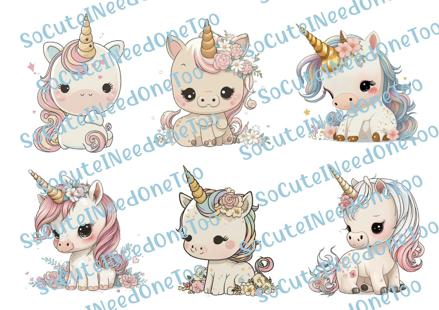Unicorn Baby Waterslides - SoCuteINeedOneToo