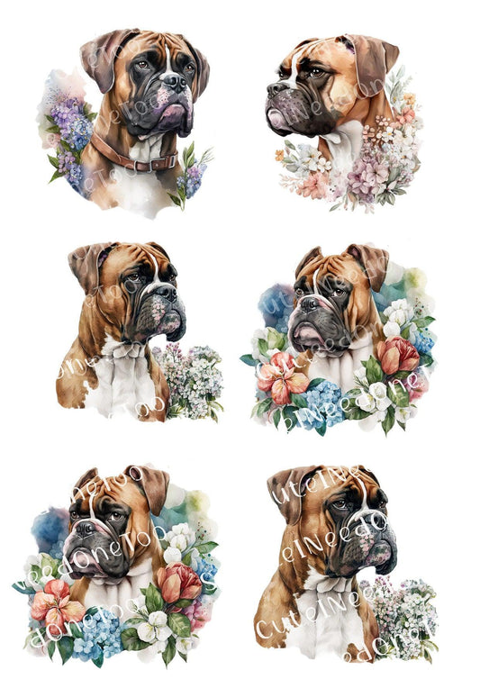 Watercolor Bull Decals - SoCuteINeedOneToo