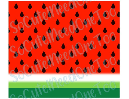 Watermelon (GLITTER or RED) Waterslide Wrap - SoCuteINeedOneToo