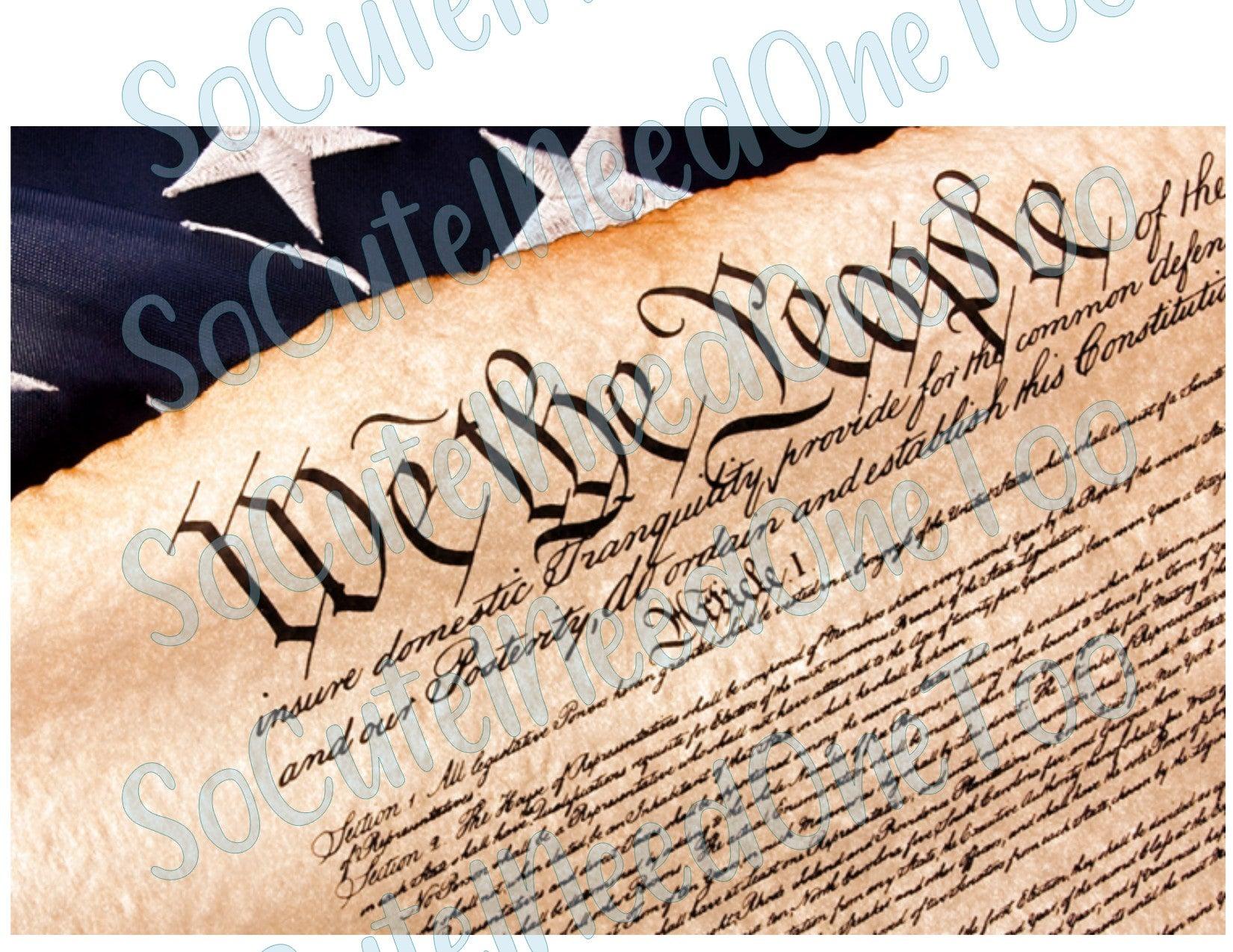 We The People Full Sheet Waterslide Decals - SoCuteINeedOneToo