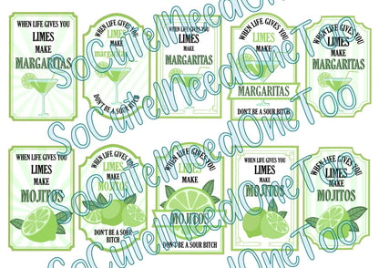 When Life Gives you - BITCH SERIES Waterslide Decals - SoCuteINeedOneToo