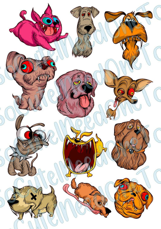 Who Let The Dogs Out Waterslide Decals - SoCuteINeedOneToo