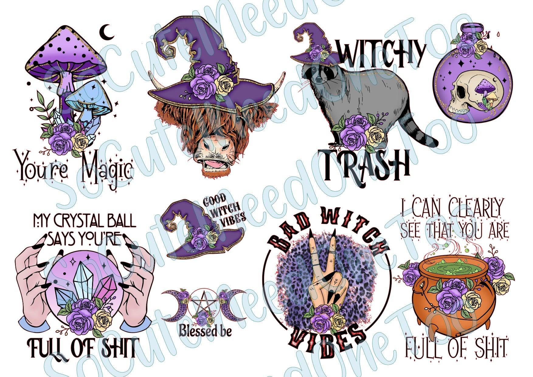 Witchy Vibes Waterslide Decals - SoCuteINeedOneToo