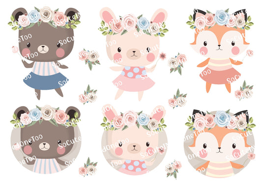 Woodland Fairies Waterslide Decals - SoCuteINeedOneToo